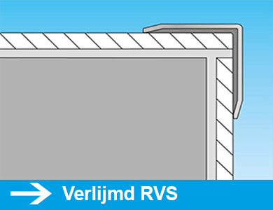 hoekprofielen verlijmd