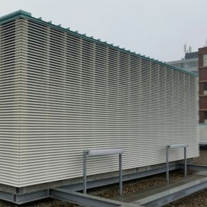 lamellenwand voor installaties