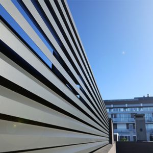 afschermen installaties lamellen