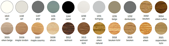 Kleurenschema S60 680