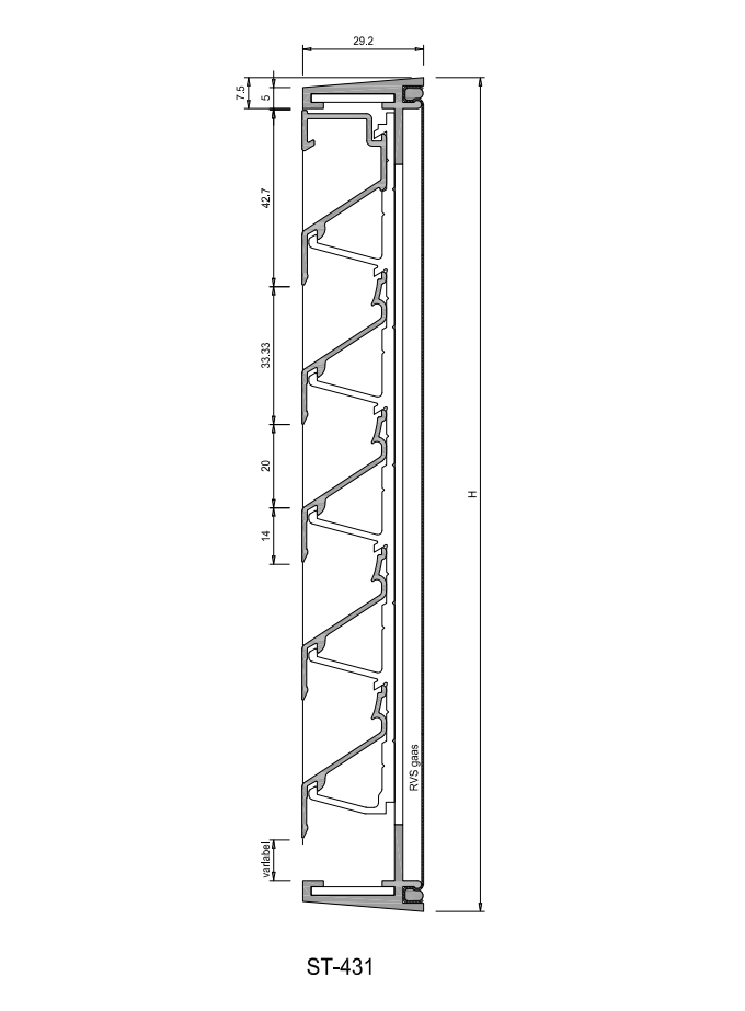 Storax ventilatierooster ST-431