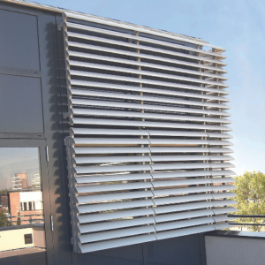 Aluminium projectzonwering zonwering lamellen