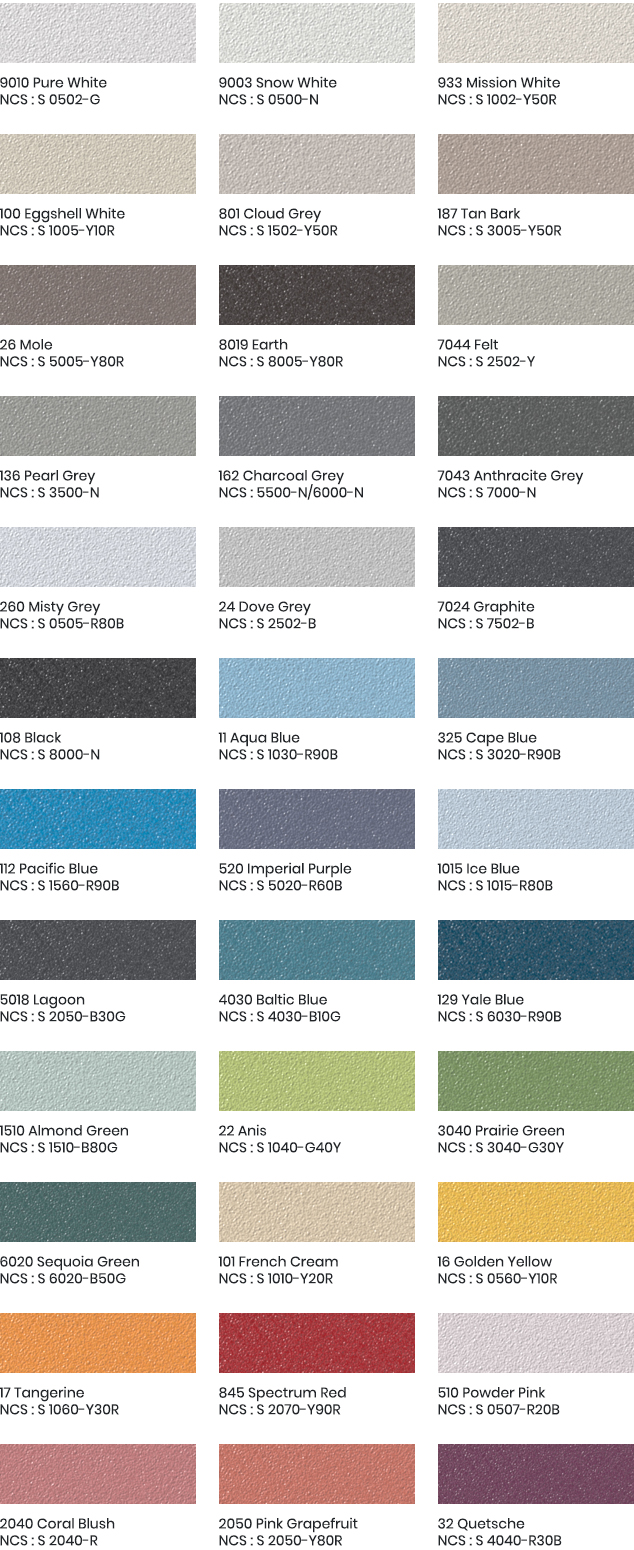 Acrovyn muurbescherming design kleuren