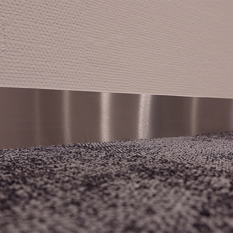 RVS plinten
