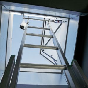 inhaakladder dakluik