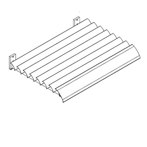 Bovenliggende lamellen