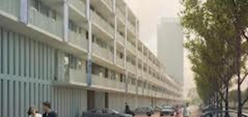 Glashekken voor woonwijk Cortinghborg in Groningen