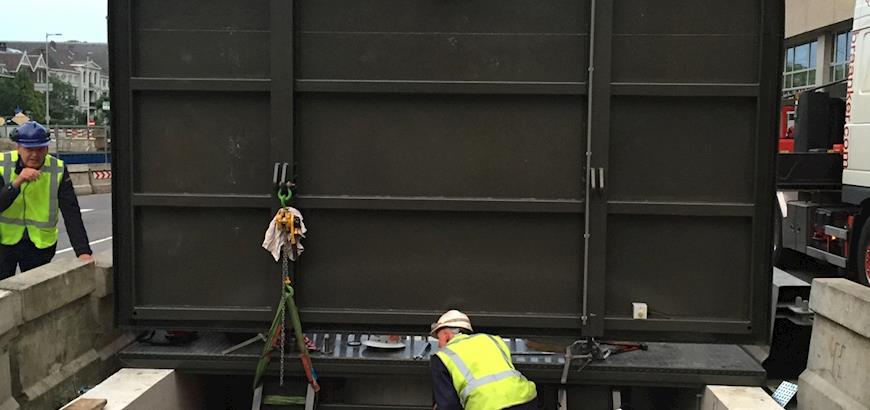 Storax vluchtluik voor ondergrondse parkeergarage Hoog Catharijne