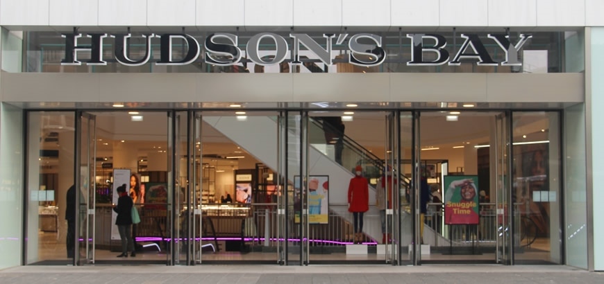 Storax aluminium plinten voor winkelketen Hudson’s Bay