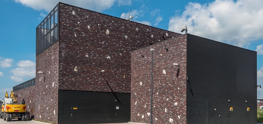 Storax lamellenwanden voor servicegebouw A2 tunnel te Maastricht