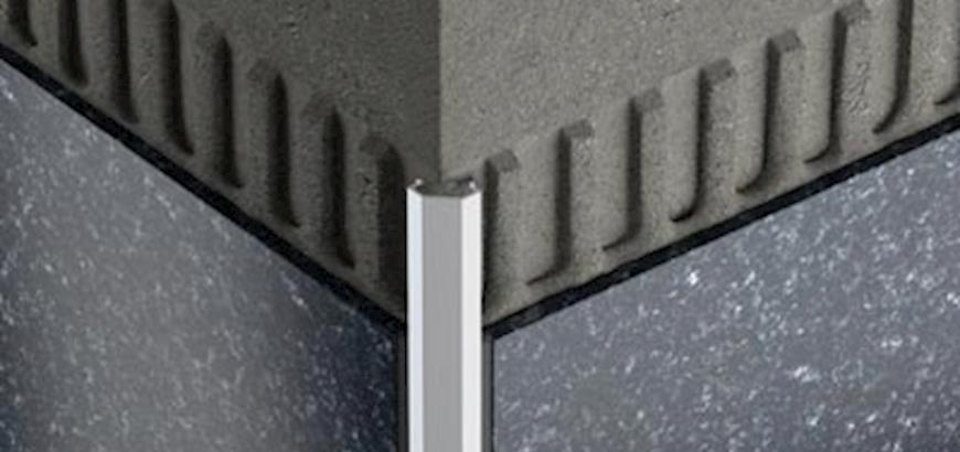 Nieuw Schlüter tegelprofiel met een 45° afgeschuinde rand