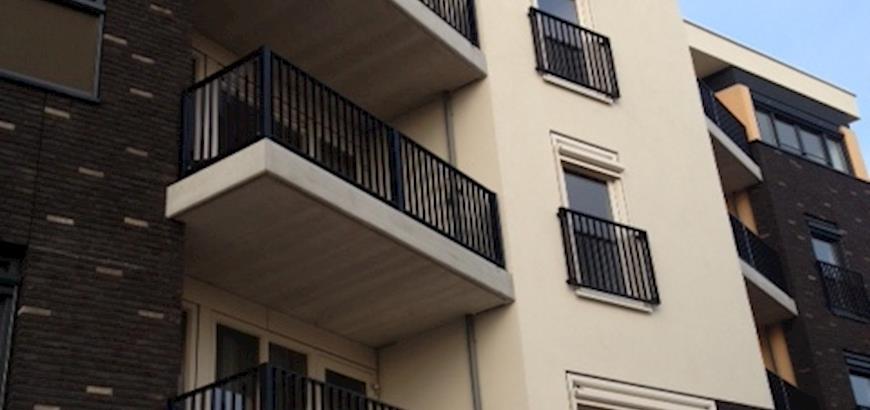 Rhodium trap- en balkonhekken voor appartementencomplex “Het Anker” in Assen.