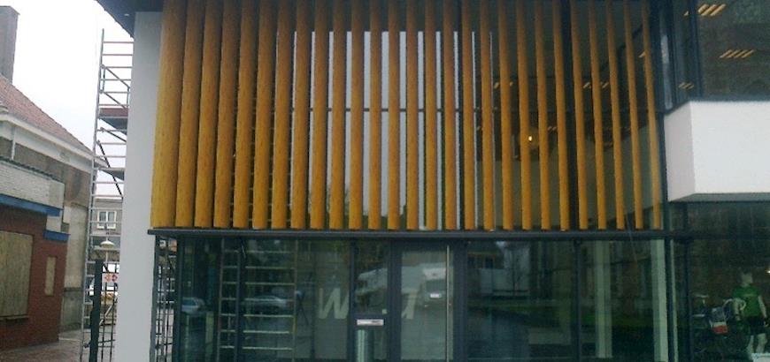 Project in beeld: Zonwering met hout “look”