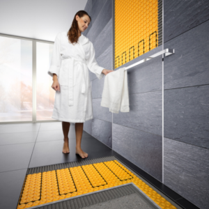 Schluter ditra heat wandverwarming en vloerverwarming