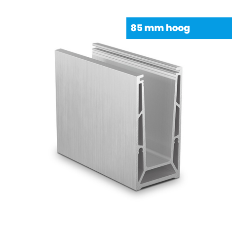 onlevel glasbalustrade