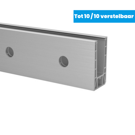 Qrailing 8430 glasbalustrade profiel