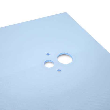 Bouwplaat voor toilet