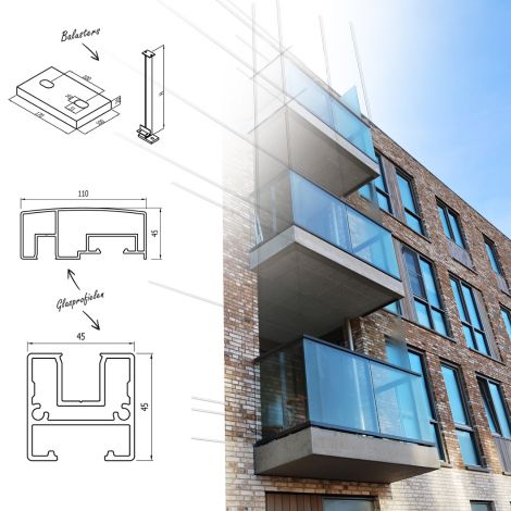 Glashekwerk onderdelen