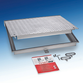 Tranenplaat vloerluik gasdrukveren