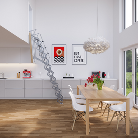 Verticale schaartrap