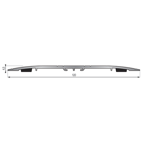 Voegafdekprofiel 120 mm