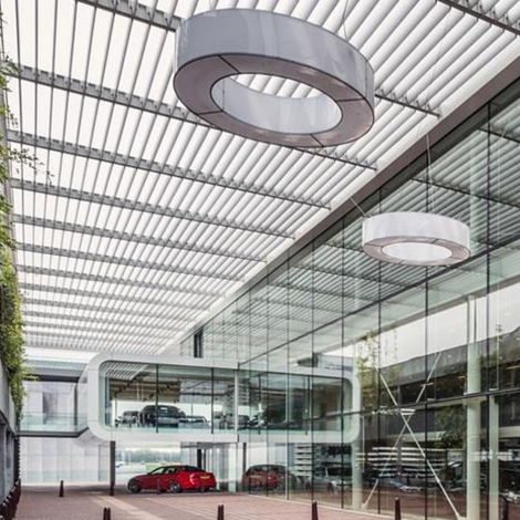 Enkel lamel vast horizontaal