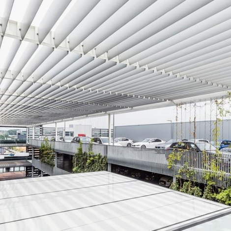 Enkel lamel vast horizontaal