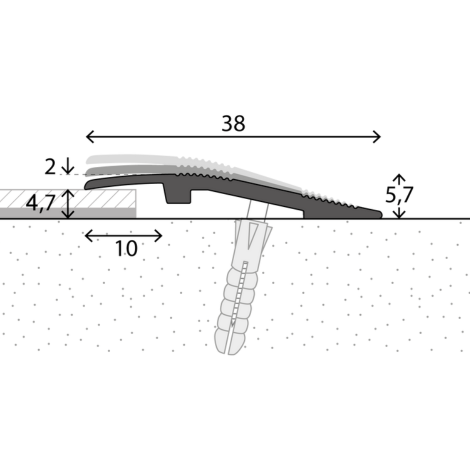 Prinz 258 aanloopprofiel