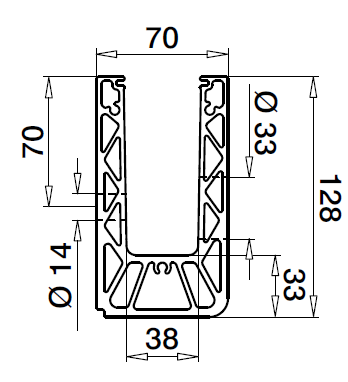Doorsnede 8330 q-railing
