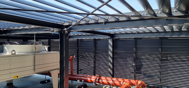 dakopbouw zonwering en lamellenwanden q residences