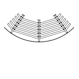 Onderliggend gebogen