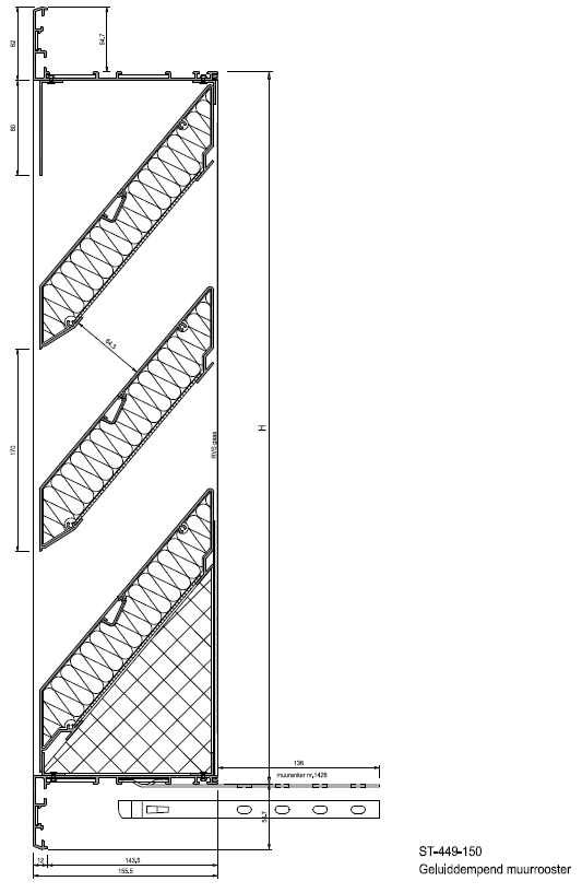 449-150 doorsnedetekening