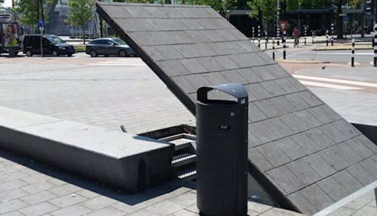 vluchtluik metro of ondergrondse ruimtes